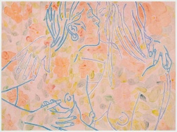 "Cool Pinks" (2008) by Ghada Amer and Reza Farkhondeh