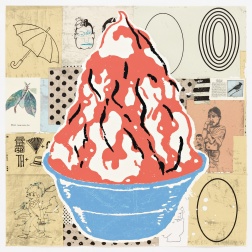 "Red Sundae (Well Fancy That)" (2000) by Donald Baechler