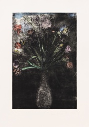"Hand-colored Flowers, State II" (1973-1989) by Jim Dine