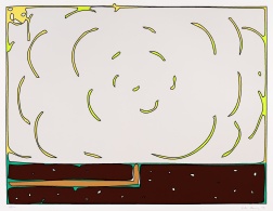 "Exploding Cell (In progress) F" (1994) by Peter Halley
