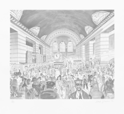 "Main Concourse" (1994) by Red Grooms
