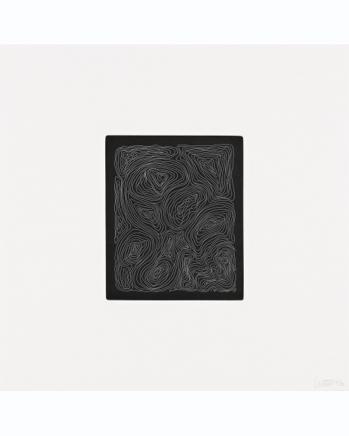 "Small Line Etchings" 2 of 4  (2005) by Sol LeWitt