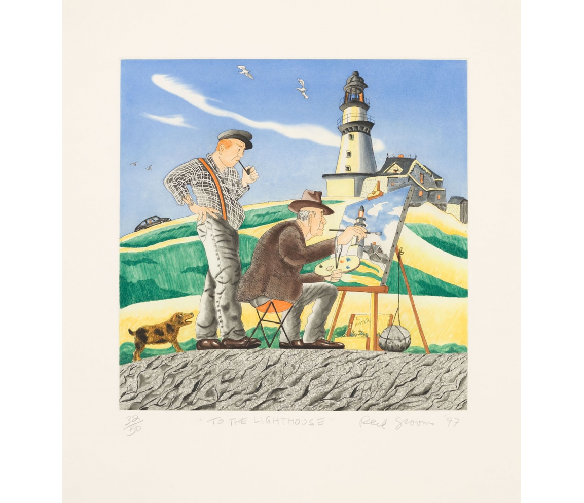"To the Lighthouse" (1997) by Red Grooms