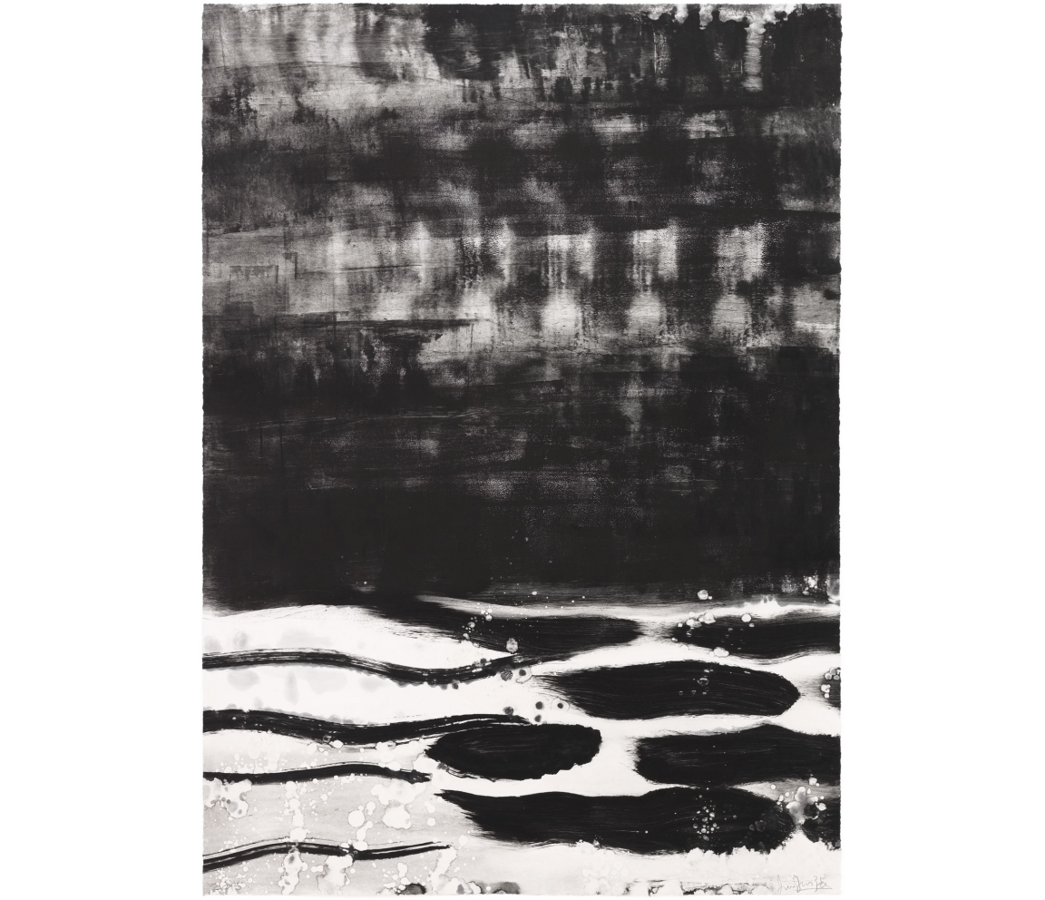 "First Drop of Water (print series # 7)" (2015) by Jian-Jun Zhang