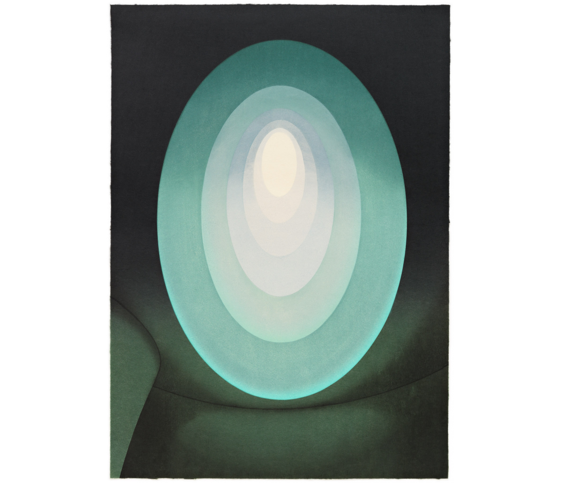 "Suite from Aten Reign (Green)" (2014) by James Turrell 
