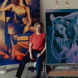 Robin F. Williams at her studio in Greenpoint, Brooklyn. (Amir Hamja/The New York Times)