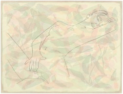 "Naughty, Lonely, but Happy" (2009) by Ghada Amer and Reza Farkhondeh
