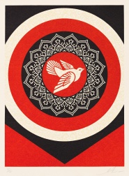 "Dove Target Red" (2012) by Shepard Fairey