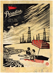 "Paradise Turns, HPM" (2015) by Shepard Fairey