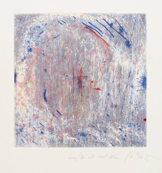 "Evening Sea with Small Addition" (1998) by Pat Steir