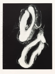 "Smoke Rings (1 of 2)" (1999) by Donald Sultan 