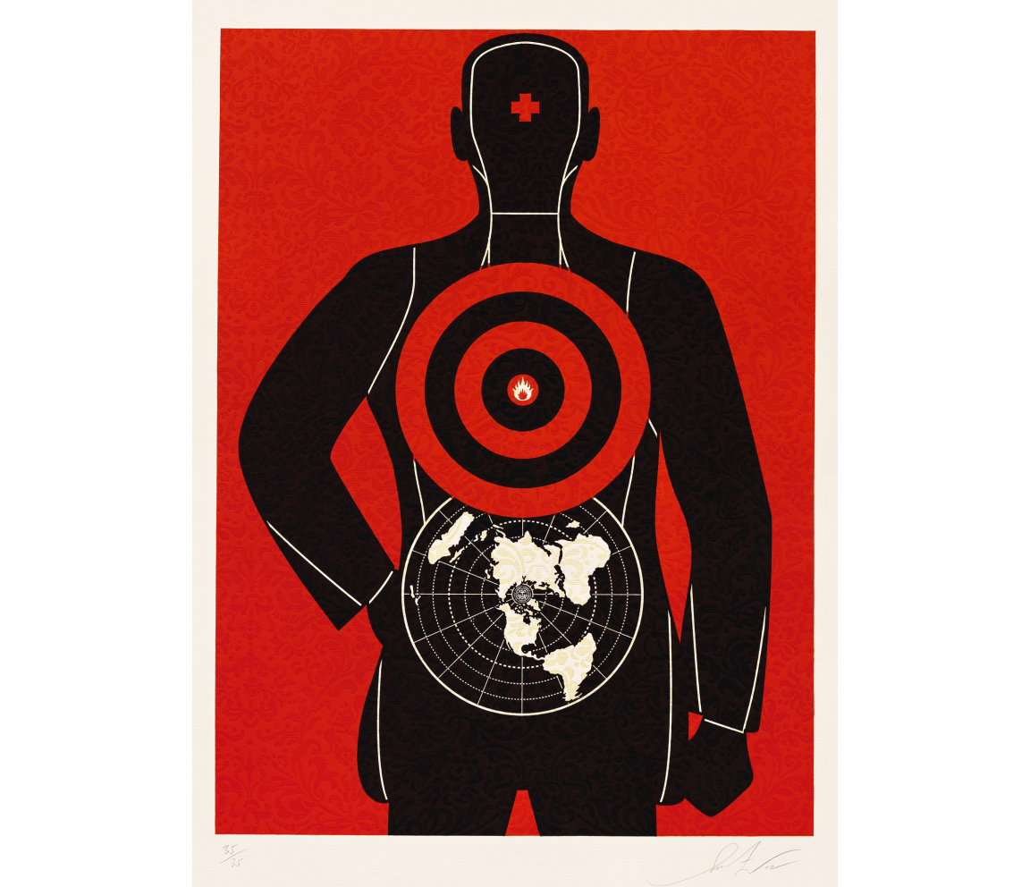 "Global Target" (2012) by Shepard Fairey