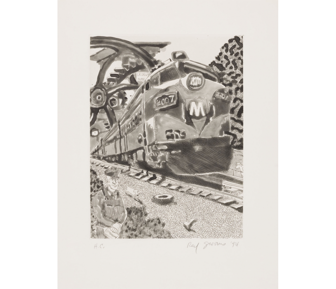 "Train 2007" (1994) by Red Grooms