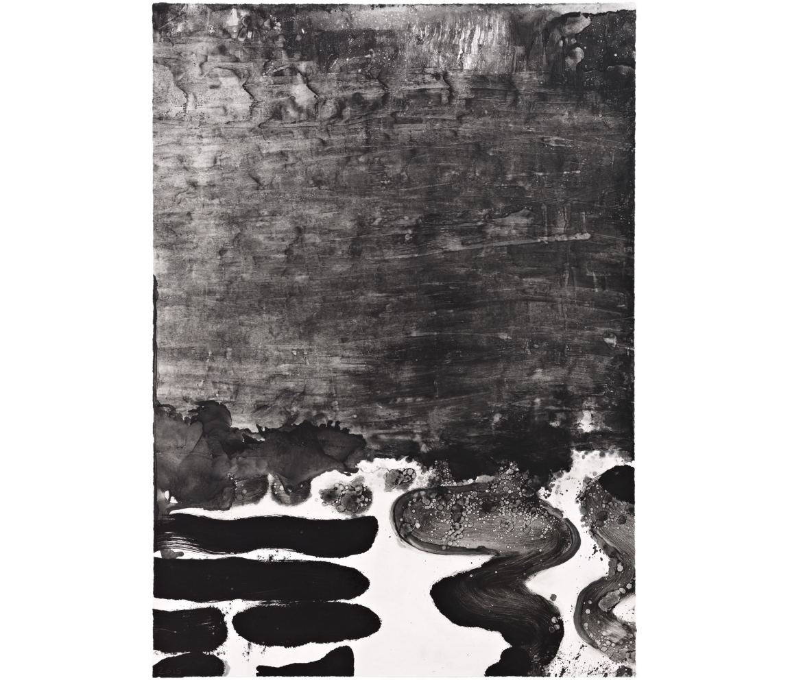 "First Drop of Water (print series # 2)" (2015) by Jian-Jun Zhang