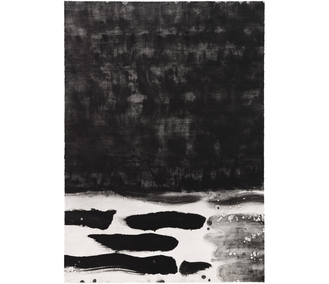 "First Drop of Water (print series # 5)" (2015) by Jian-Jun Zhang