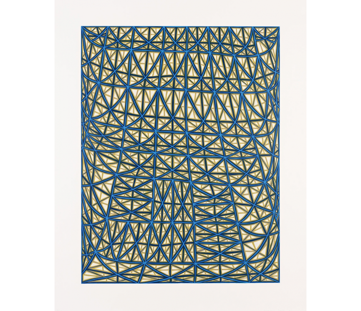 "Sagging Grid (2006) by James Siena 