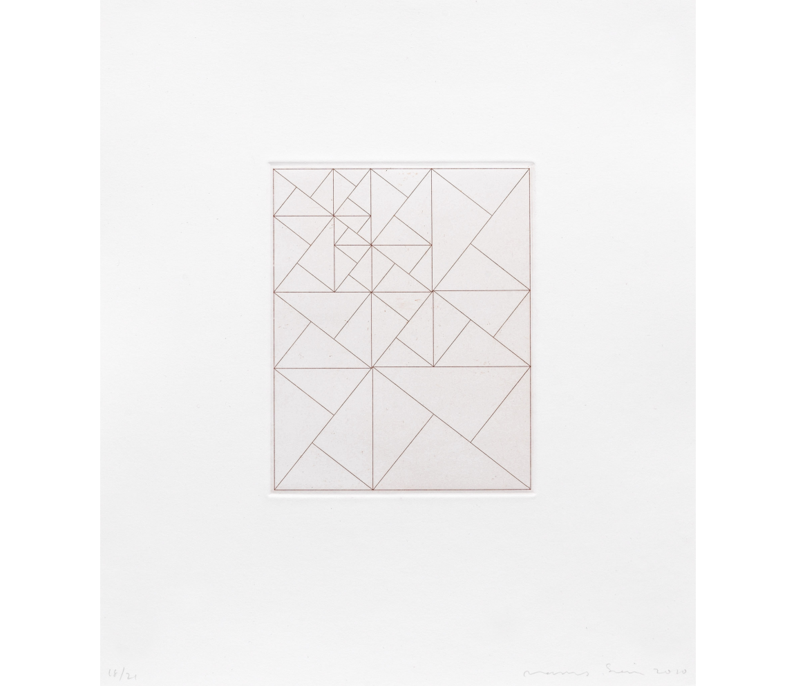 "Untitled (Iterative Grid)" (2010) by James Siena